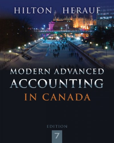 Modern advanced accounting in Canada / Murray W. Hilton, Darrell Herauf.