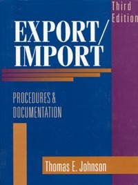 Export/import procedures and documentation [computer file] / Thomas E. Johnson.