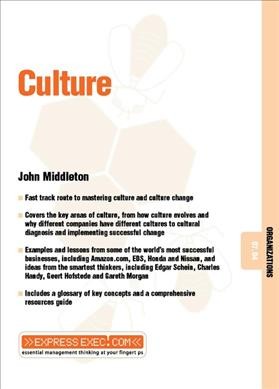 Culture [electronic resource] / John Middleton.