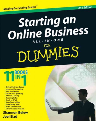 Starting an online business : all-in-one for dummies / by Shannon Belew and Joel Elad.