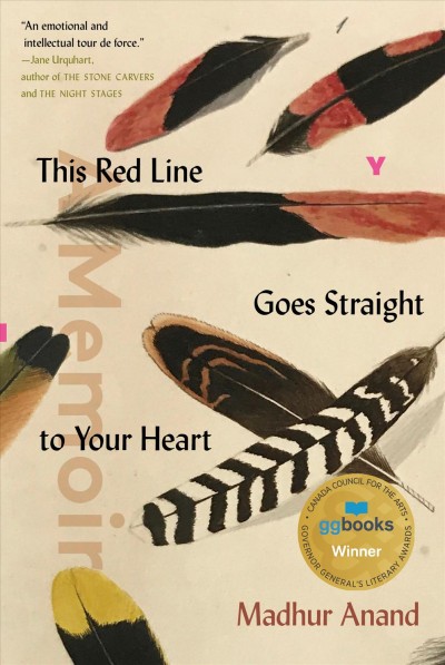 This red line goes straight to your heart : a memoir in halves / Madhur Anand.