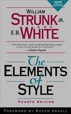 The elements of style.