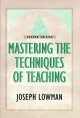 Mastering the techniques of teaching. Cover Image