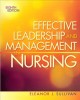 Effective leadership and management in nursing  Cover Image