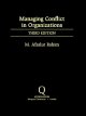 Managing conflict in organizations Cover Image