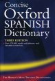 Concise Oxford Spanish dictionary. Spanish-English/English-Spanish  Cover Image
