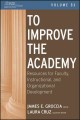 To improve the academy : resources for faculty, instructional, and organizational development  Cover Image