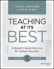 Teaching at its best : a research-based resource for college instructors  Cover Image