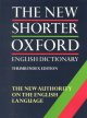 The New shorter Oxford English dictionary on historical principles  Cover Image