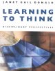 Learning to think : disciplinary perspectives  Cover Image